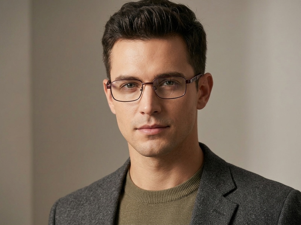 BS2012-1035_Brown_Rectangular_Metal_Glasses_corner-tryon_male