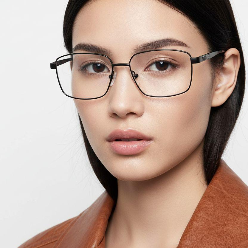 bs2012-1040_black_rectangular_metal_glasses_model