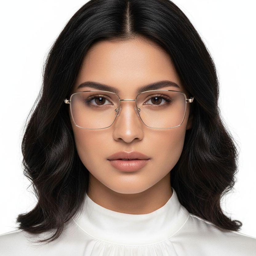 bs2012-1044_golden_rectangular_metal_glasses_model