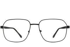 BS2012-1050_Black_Rectangular_Metal_Glasses_front