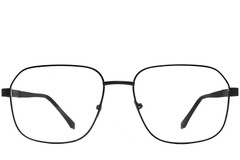 BS2012-1050_Black_Rectangular_Metal_Glasses_front