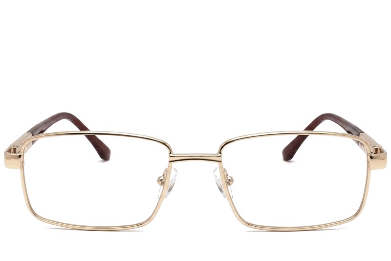 BS2012-1054_Golden_Rectangular_Metal_Glasses_corner-front