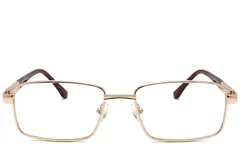 BS2012-1054_Golden_Rectangular_Metal_Glasses_corner-front