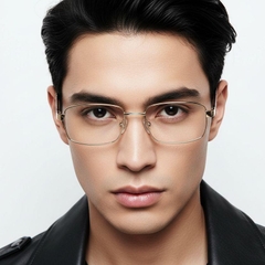 bs2012-1054_golden_rectangular_metal_glasses_model