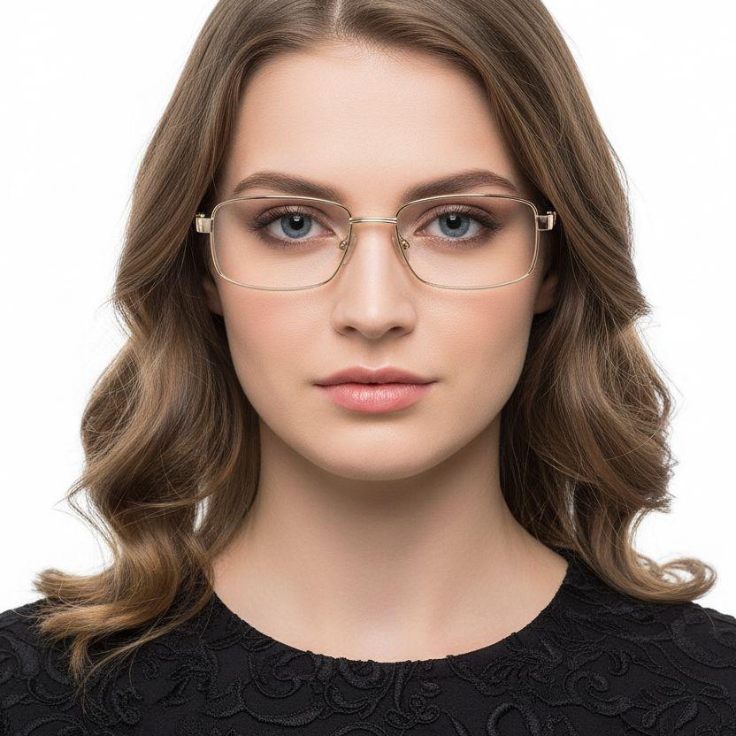 bs2012-1054_golden_rectangular_metal_glasses_model