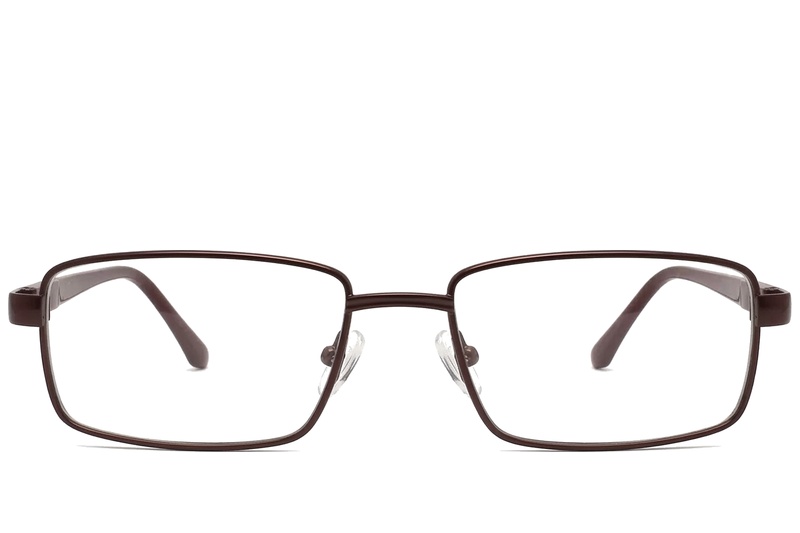 BS2012-1056_Brown_Rectangular_Metal_Glasses_corner-front