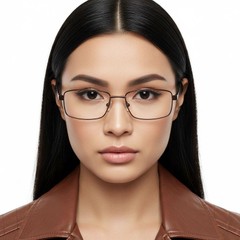 bs2012-1056_brown_rectangular_metal_glasses_model