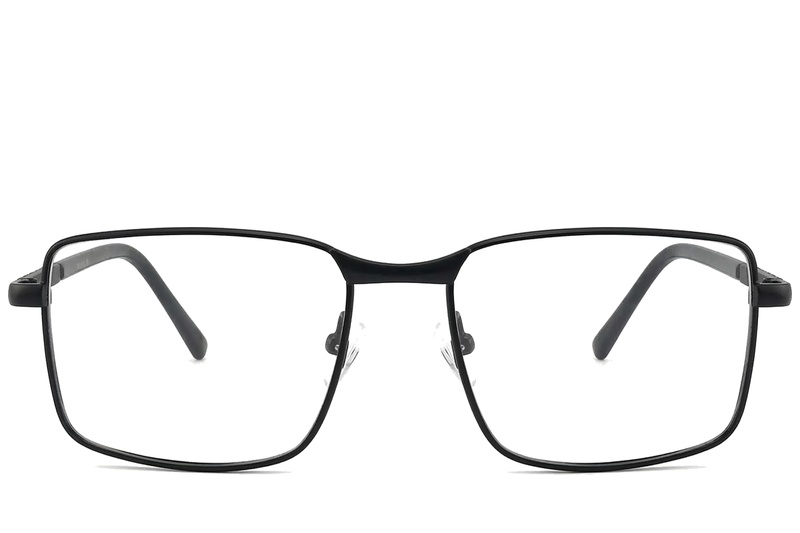 BS2012-1061_Black_Rectangular_Metal_Glasses_corner-front