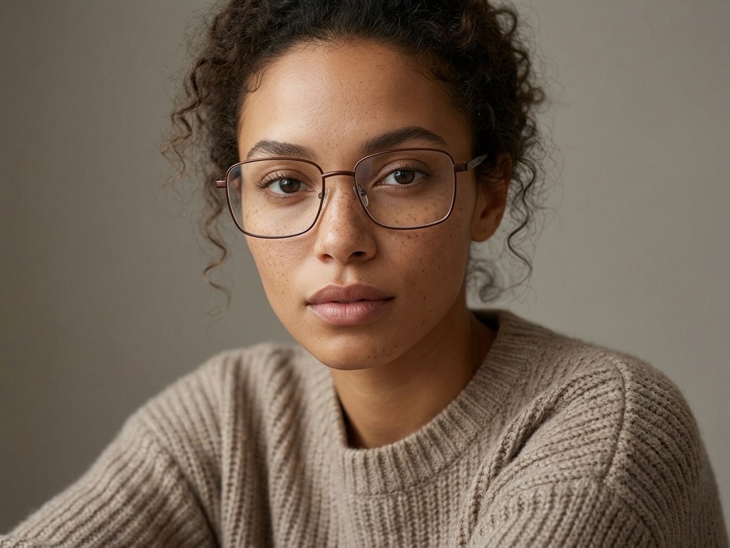 BS2012-1068_Brown_Rectangular_Metal_Glasses_corner-tryon_female