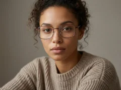 BS2012-1068_Brown_Rectangular_Metal_Glasses_corner-tryon_female