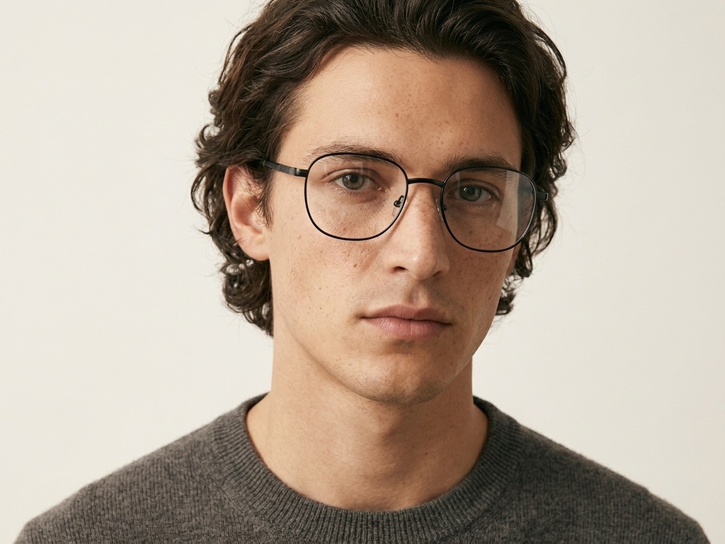 BS2012-1073_Black_Oval_Metal_Glasses_corner-tryon_male