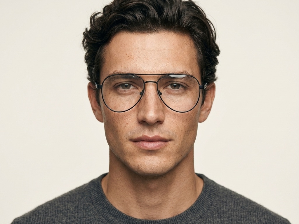 BS2012-1078_Black_Aviator_Metal_Glasses_corner-tryon_male
