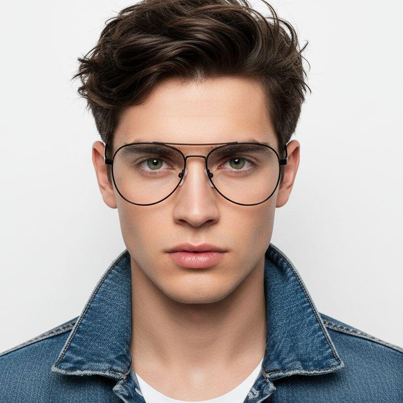 bs2012-1078_black_aviator_metal_glasses_model