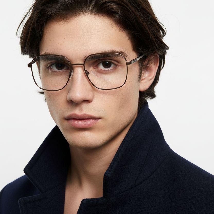 bs2012-1084_brown_rectangular_metal_glasses_model