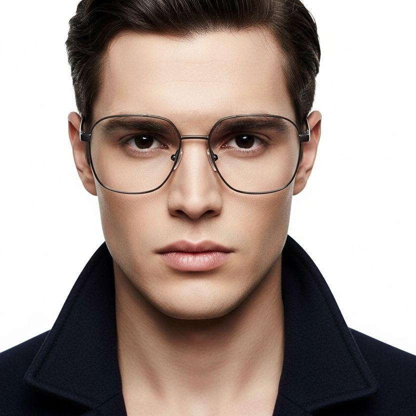 bs2012-1085_grey_rectangular_metal_glasses_model