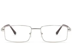 BS2012-1113_Silver_Rectangular_Metal_Glasses_front