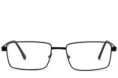 BS2012-1121_Black_Rectangular_Metal_Glasses_front
