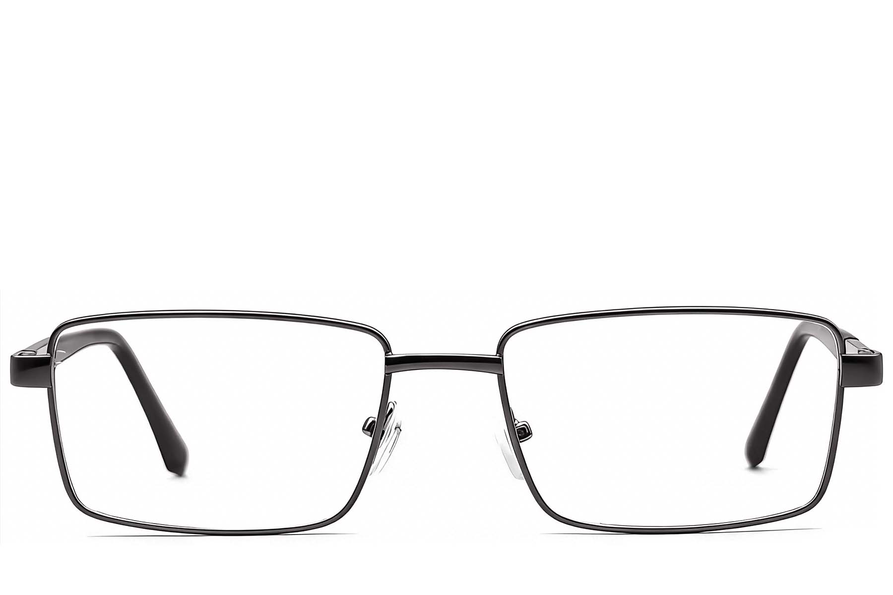 BS2012-1124_Grey_Rectangular_Metal_Glasses_front