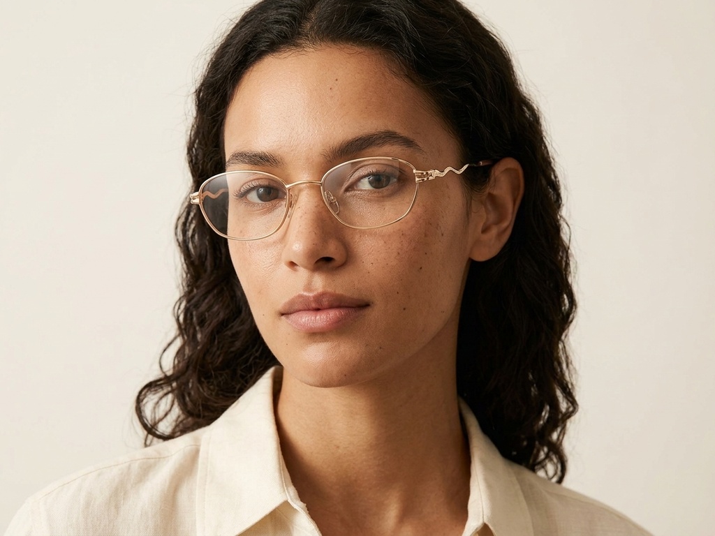 BS2012-1136_Golden_Oval_Metal_Glasses-tryon_female