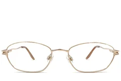 BS2012-1136_Golden_Oval_Metal_Glasses_front