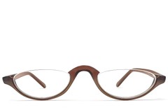 BS2012-1138_Brown_Semi-rimless_Acetate_Glasses_front