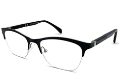 BS2012-1143_Black_Semi-rimless_Metal_Glasses_corner