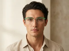 BS2012-1144_Green_Semi-rimless_Metal_Glasses-tryon_male
