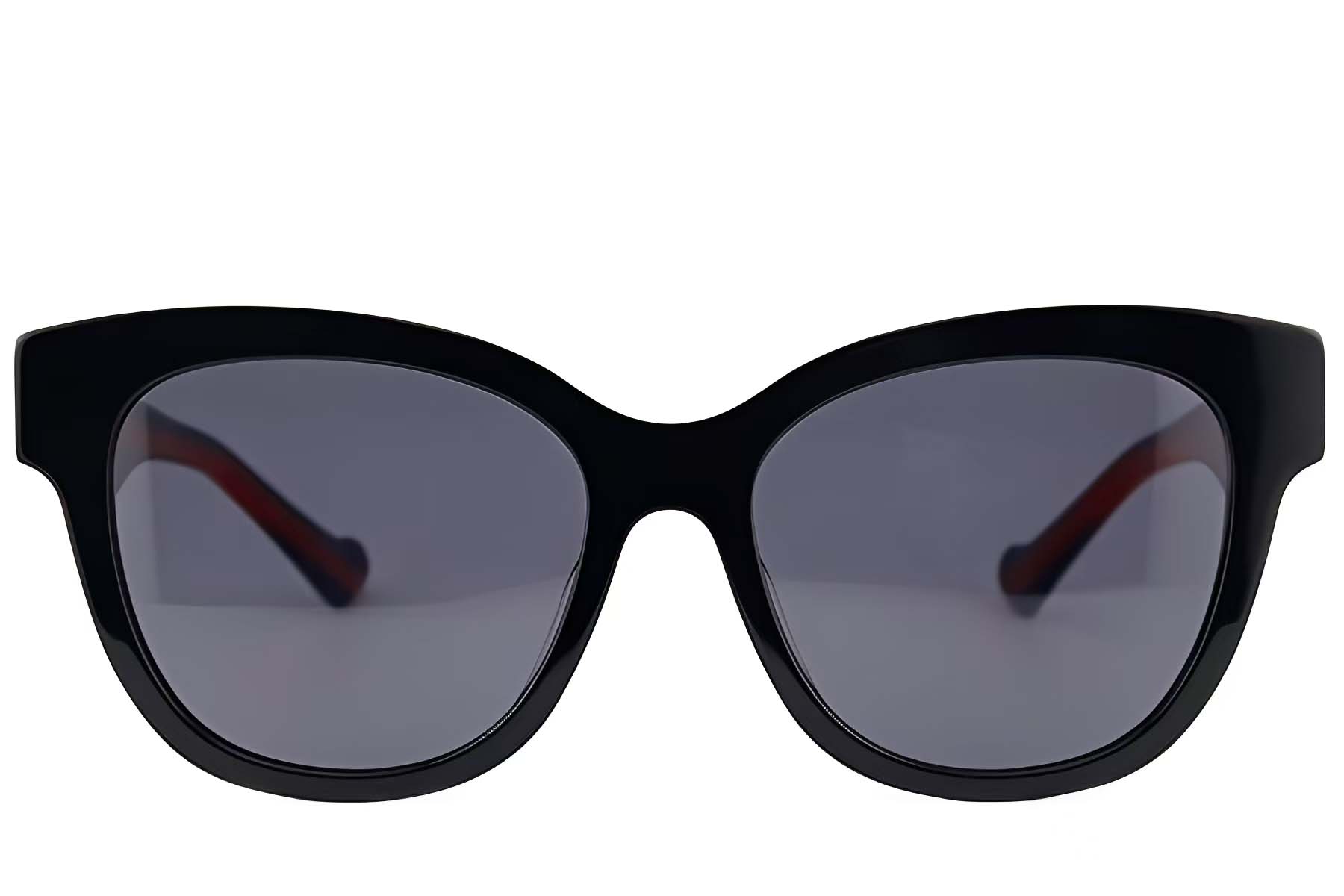 BS2012-1162_Black_Oval_Acetate_sunglasses_front