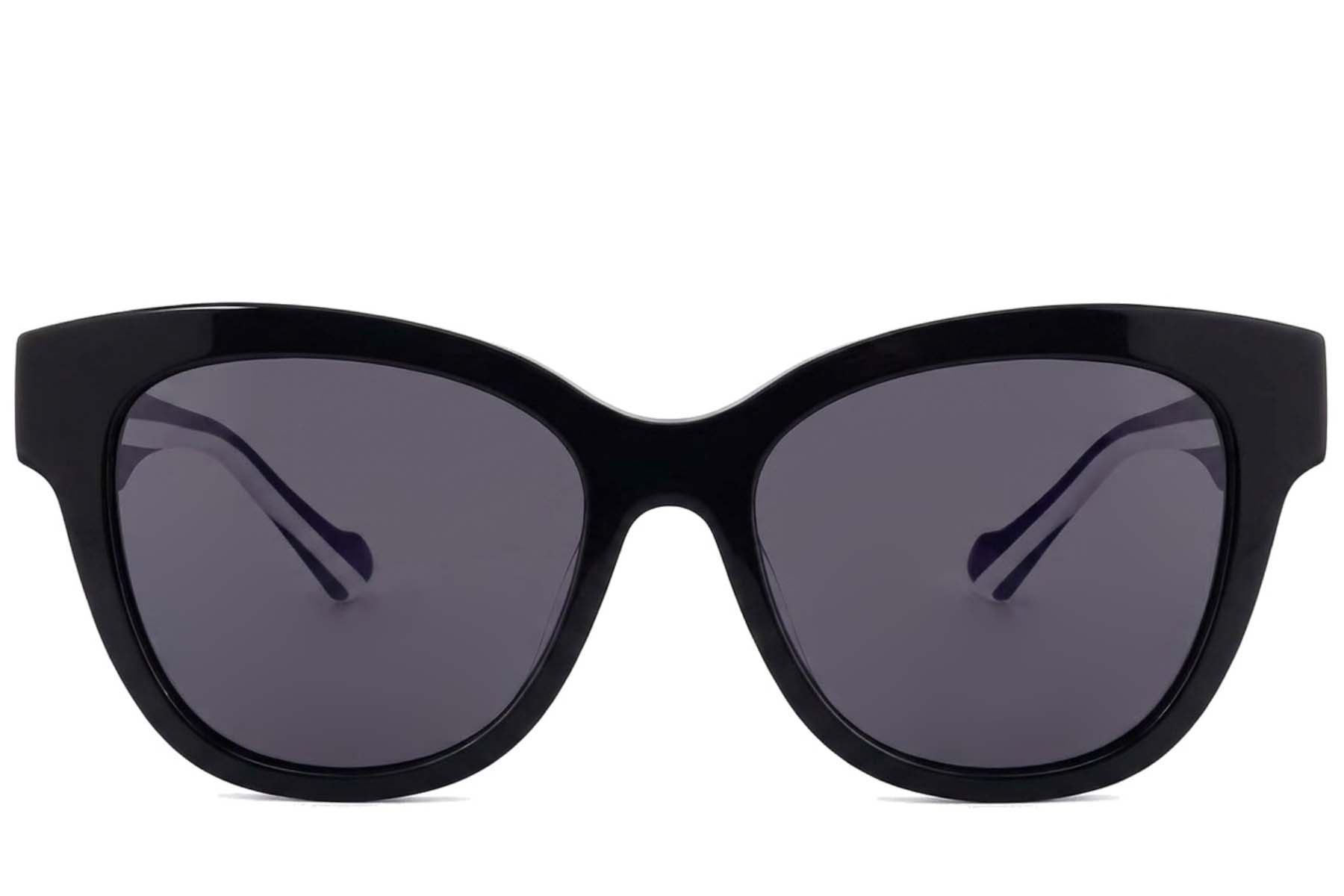 BS2012-1164_Black_Oval_Acetate_sunglasses-front