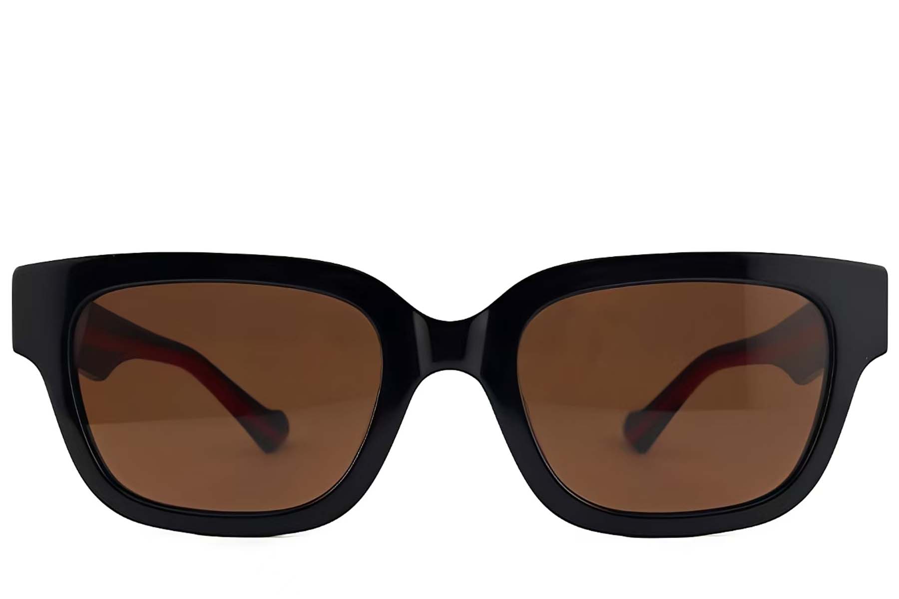 BS2012-1172_Black_Rectangular_Acetate_sunglasses_front