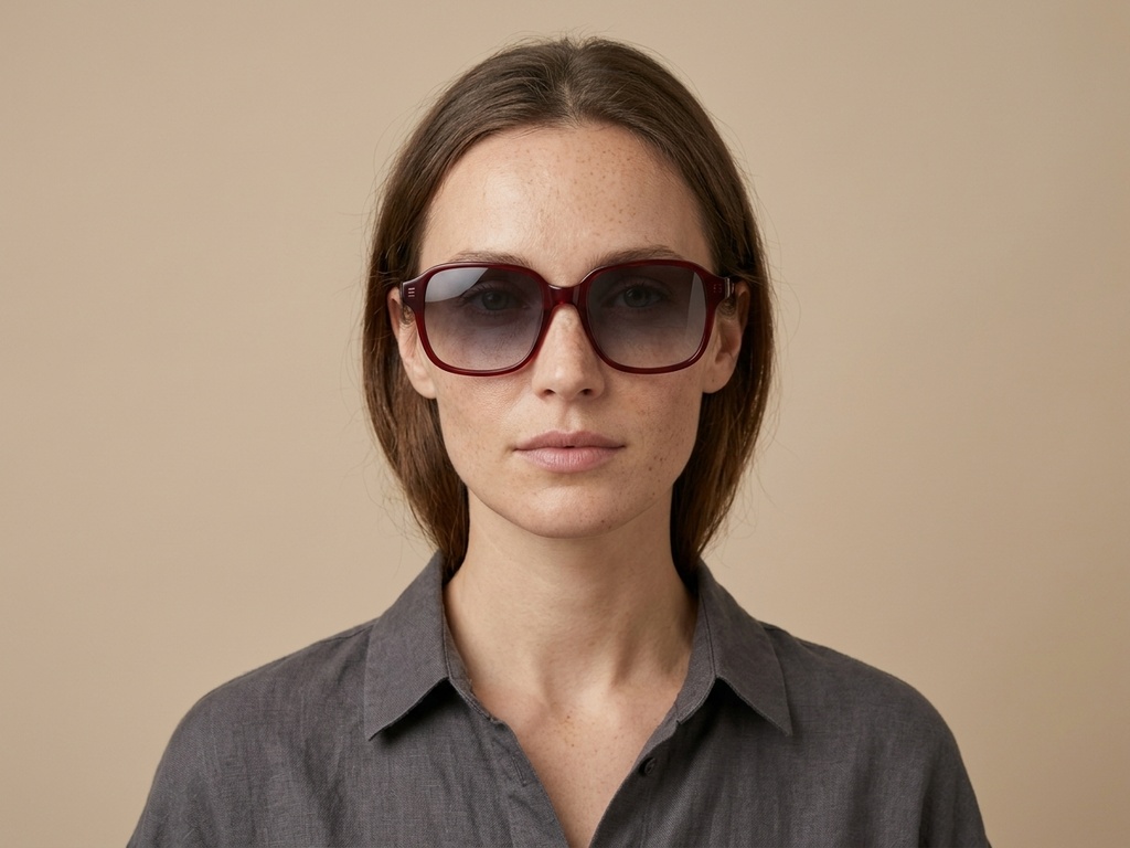 BS2012-1189_Red_Rectangular_Acetate_sunglasses_corner-tryon_female