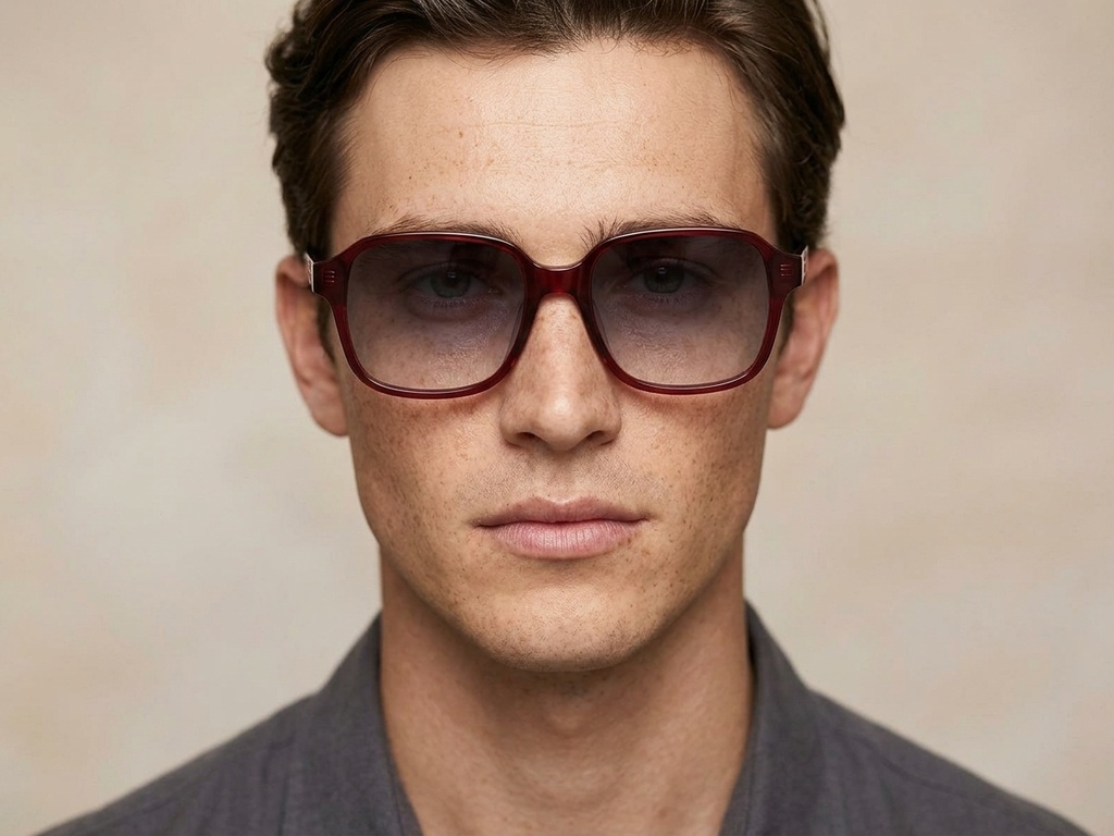 BS2012-1189_Red_Rectangular_Acetate_sunglasses_corner-tryon_male