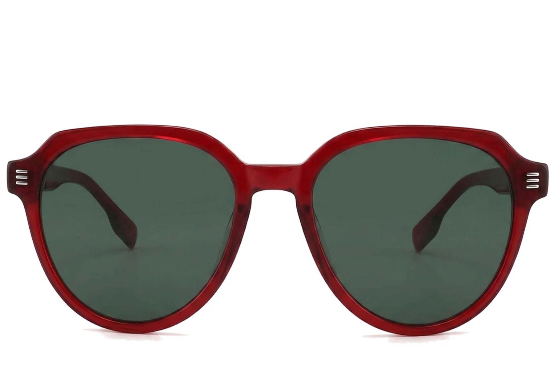 BS2012-1214_Red_Oval_Acetate_sunglasses-front