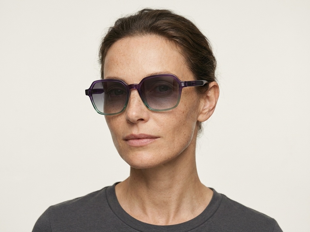 BS2012-1224_Green_Geometric_Acetate_sunglasses_corner-tryon_female