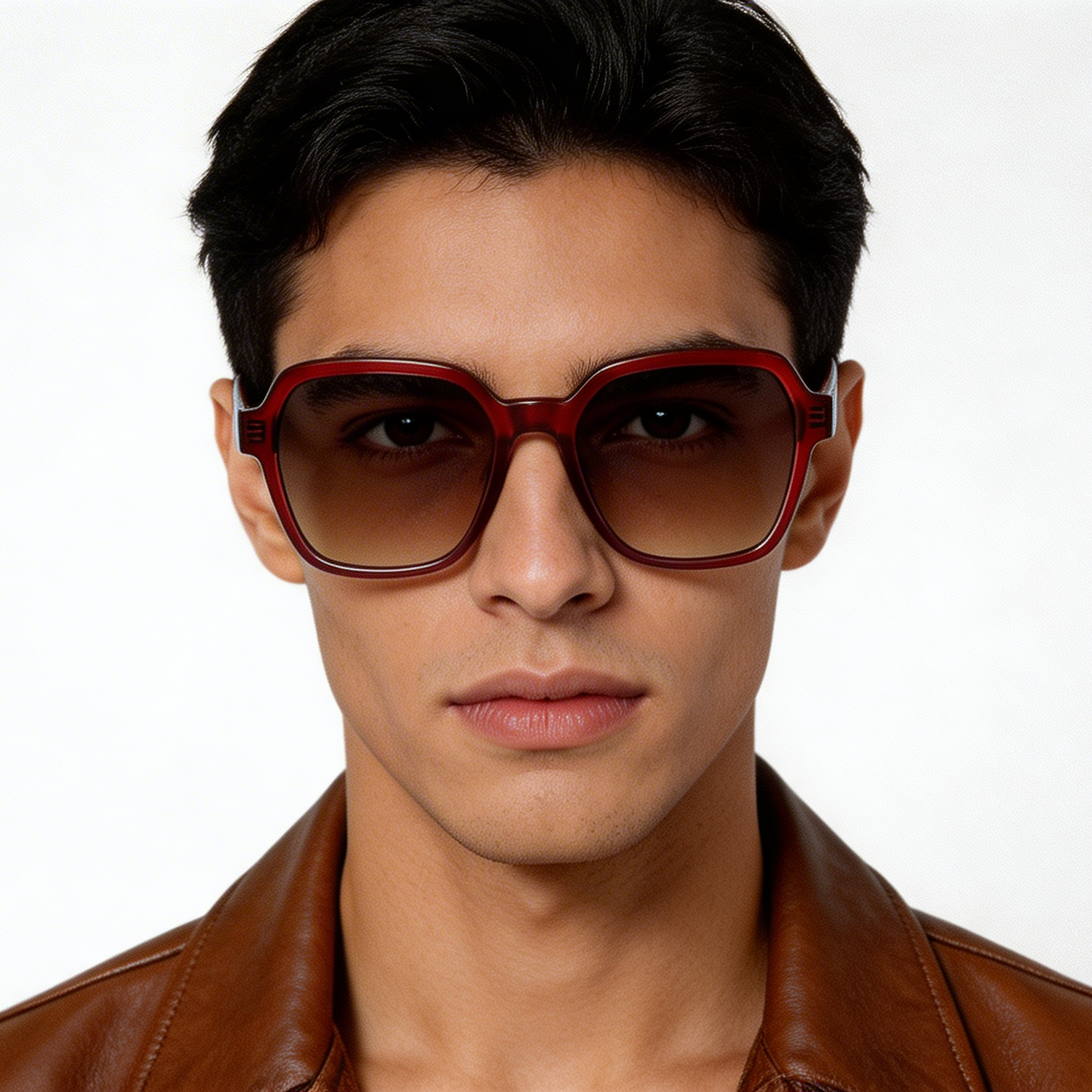 bs2012-1225_red_geometric_acetate_sunglasses_model