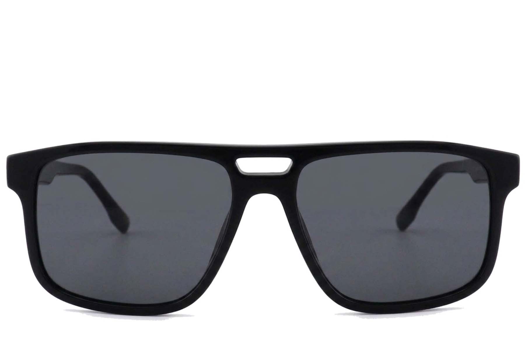 BS2012-1231_Black_Aviator_Acetate_sunglasses-front