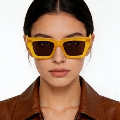 bs2012-1244_yellow_rectangular_acetate_sunglasses_model