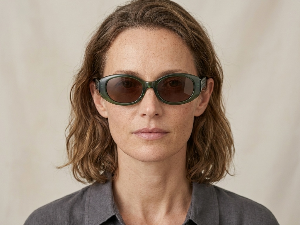 BS2012-1251_Green_Oval_Acetate_sunglasses_corner-tryon_female