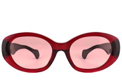 BS2012-1253_Red_Oval_Acetate_sunglasses_front