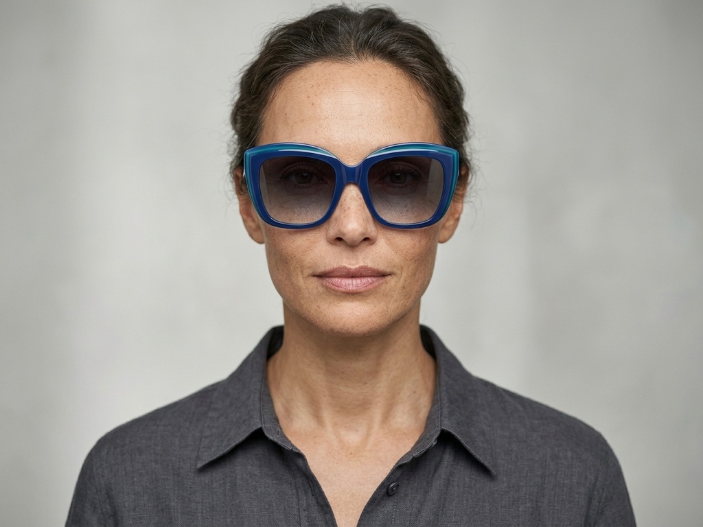 BS2012-1257_Blue_Butterfly_Acetate_sunglasses-tryon_female