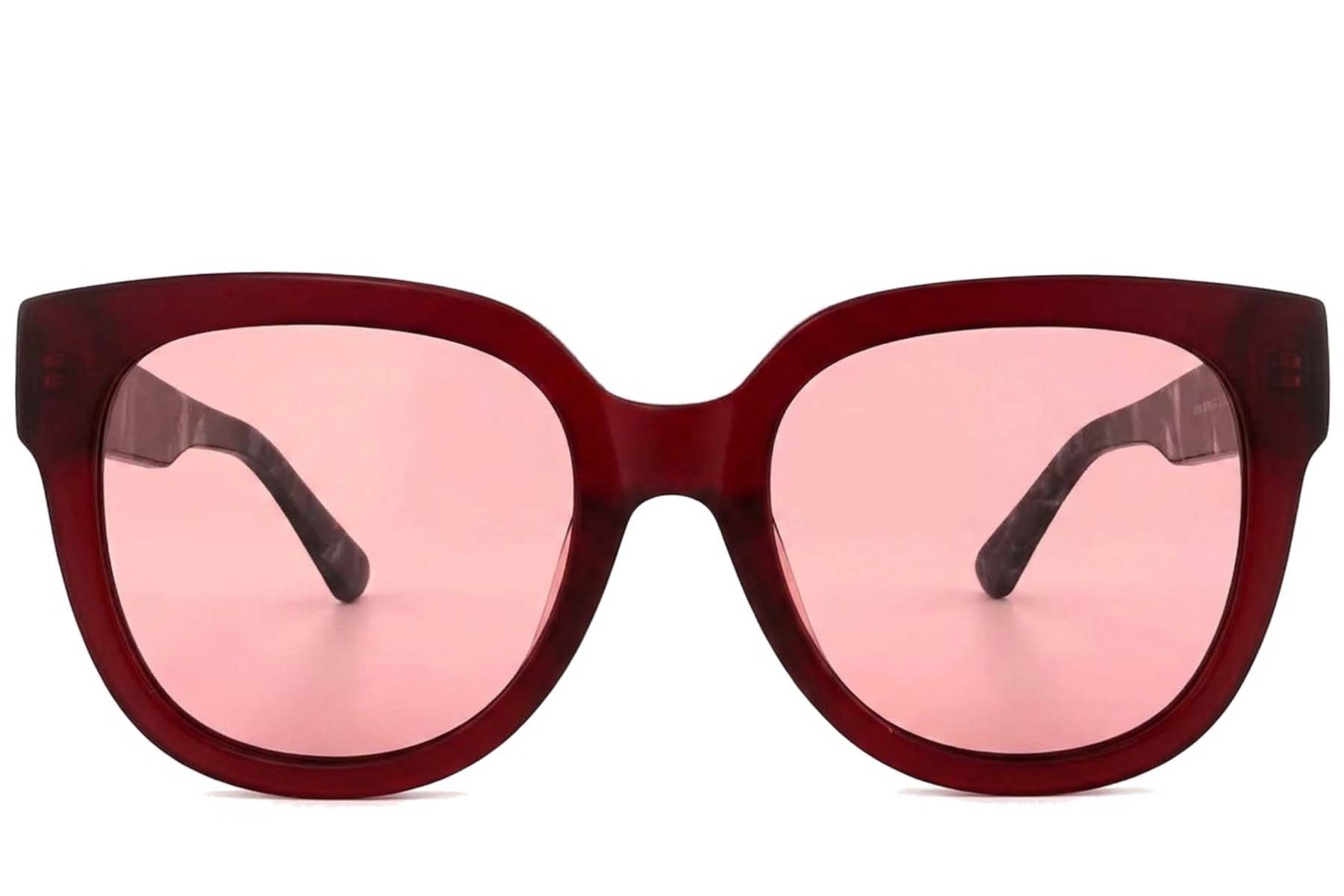 BS2012-1260_Red_Oval_Acetate_sunglasses-front
