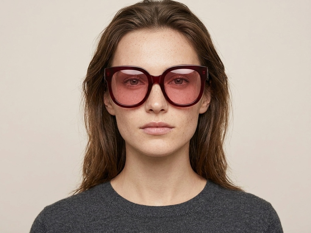 BS2012-1260_Red_Oval_Acetate_sunglasses_corner-tryon_female