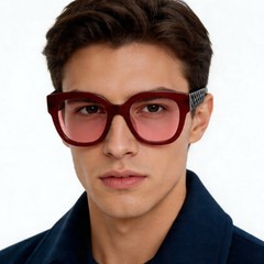 bs2012-1260_red_oval_acetate_sunglasses_model