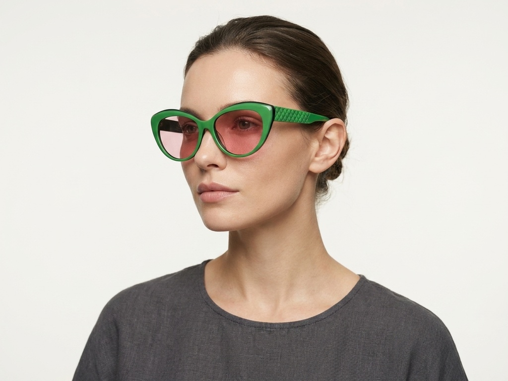 BS2012-1266_Green_Butterfly_Acetate_sunglasses_corner-tryon_female