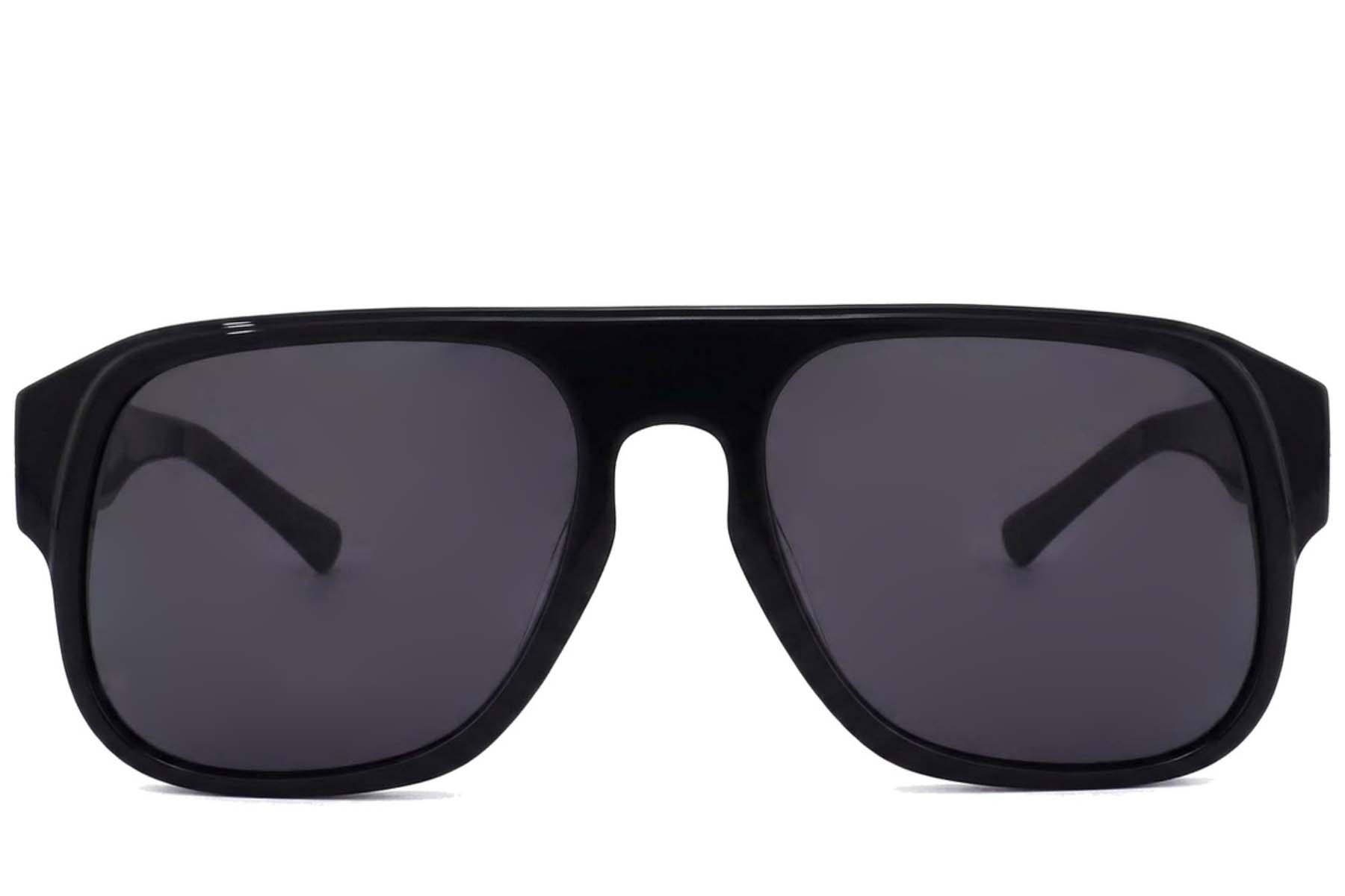 BS2012-1274_Black_Aviator_Acetate_sunglasses-front