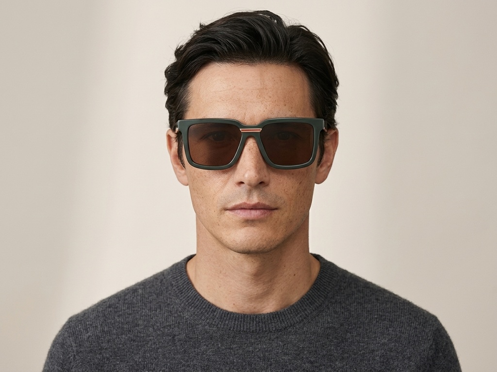 BS2012-1298_Green_Rectangular_Acetate_sunglasses_corner-tryon_male