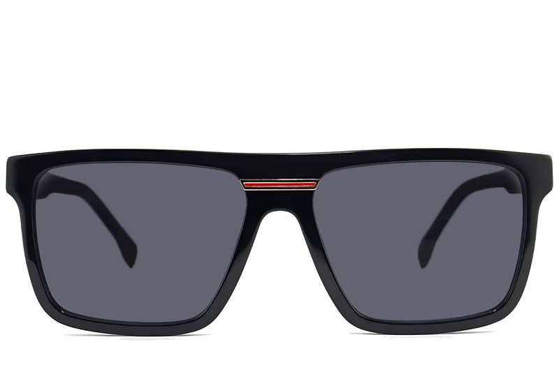 BS2012-1301_Grey_Aviator_Acetate_sunglasses_front