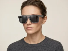 BS2012-1305_Grey_Aviator_Acetate_sunglasses_corner-tryon_female
