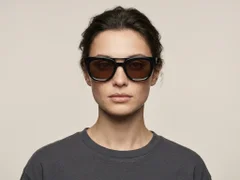BS2012-1314_Black_Aviator_Acetate_sunglasses-tryon_female