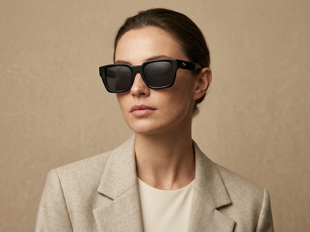 BS2012-1323_Black_Rectangular_Acetate_sunglasses_corner-tryon_female
